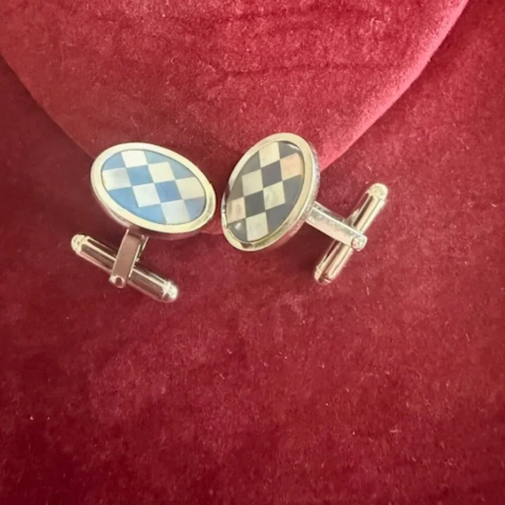 a&z sterling cufflinks
